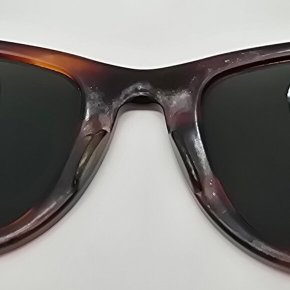 Ray-Ban B&L L2053 Wayfarer Tortoise Frame G-15 Green Glass Lens Sunglasses 50-24 - Picture 8 of 16